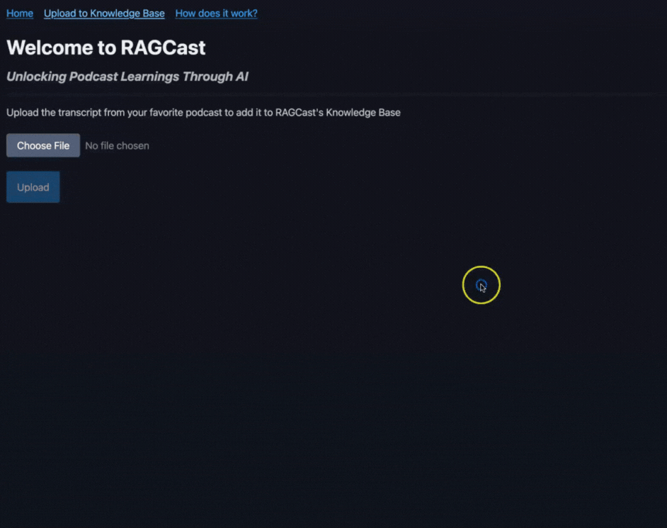 RAGCast demonstration